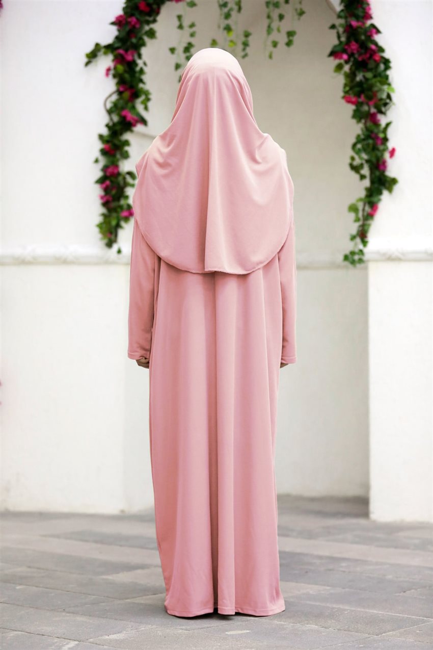 N2311-53 لباس الصلاة-وردة مجففة