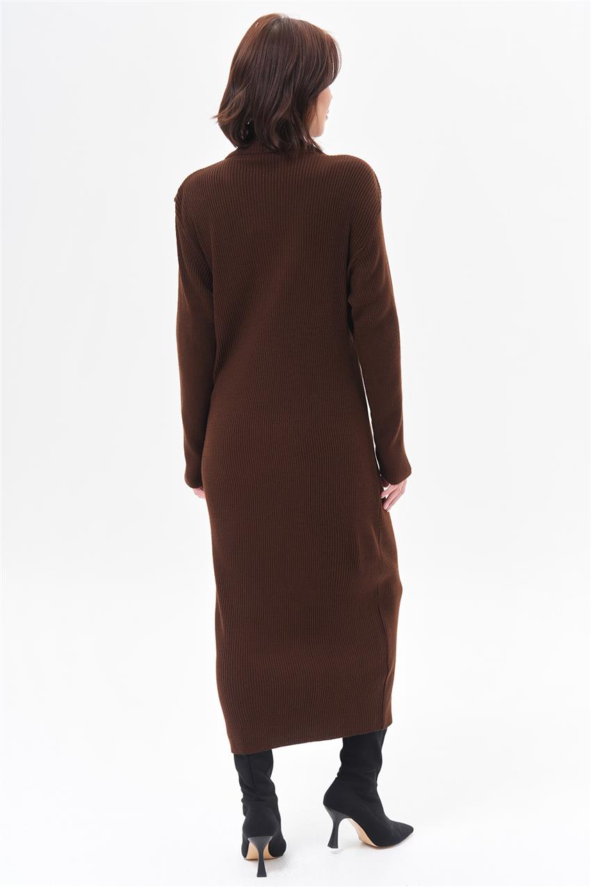 Dress-Dark Brown SDN-318-10