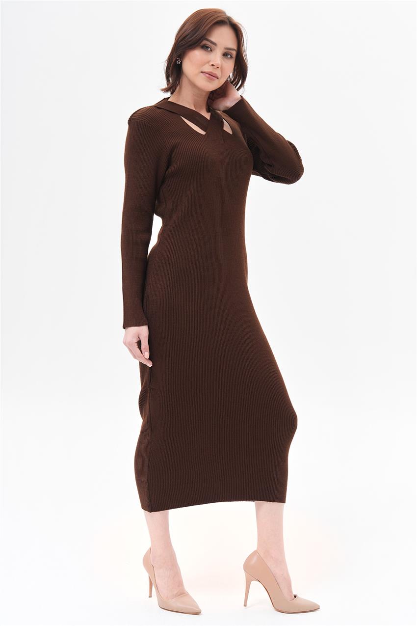 Dress-Dark Brown SDN-314-10