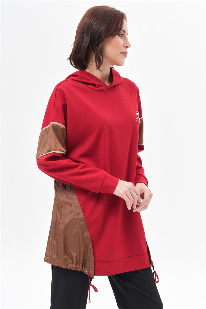 Sweatshirt-Red KY-A23-70018-19