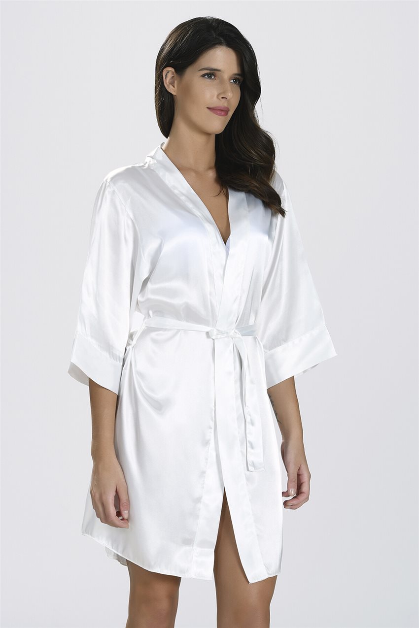 Pyjamas-Nightgown-Ecru NBB-3232-52