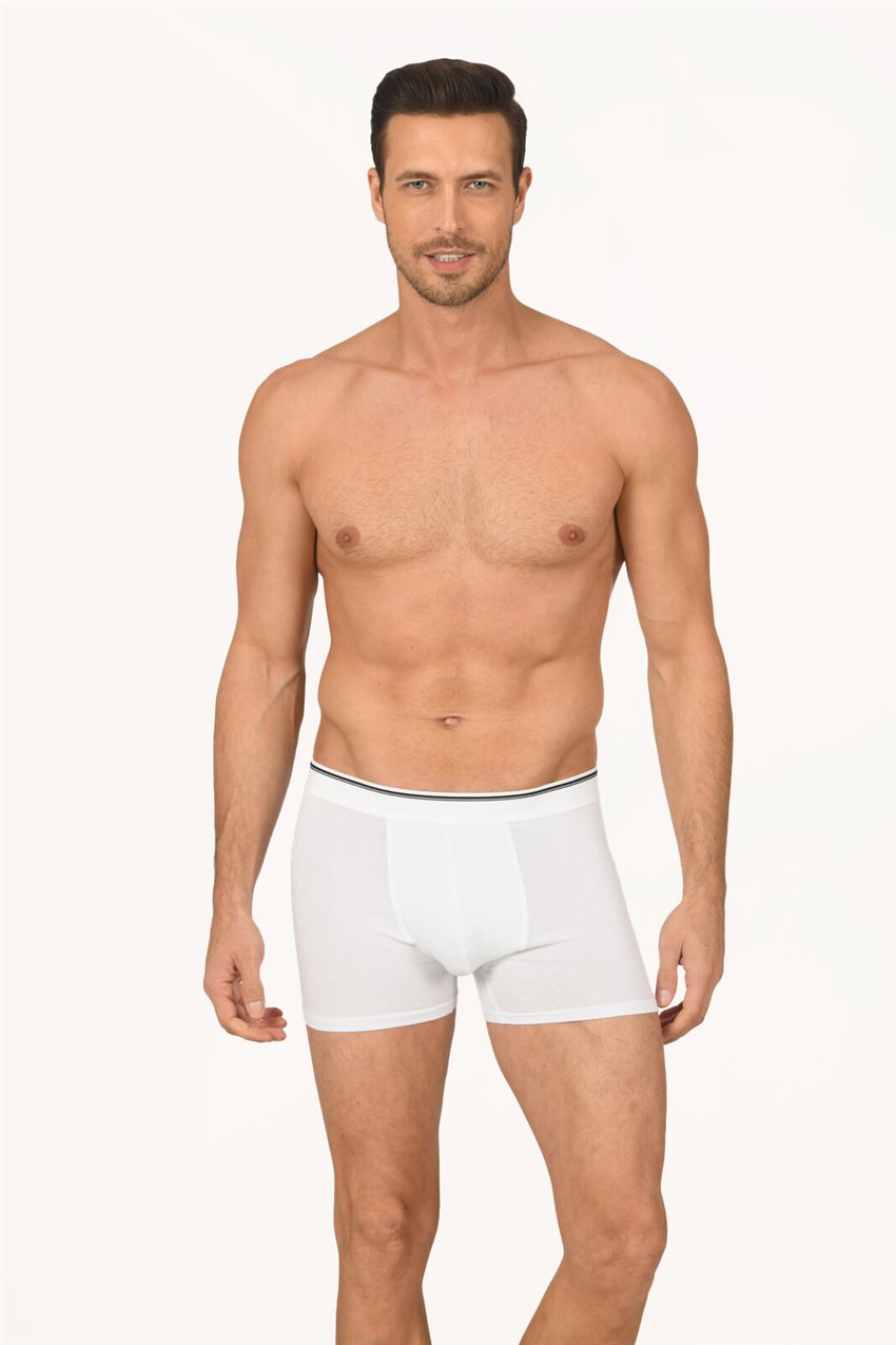 Men's Underwear-White NBB-735-02