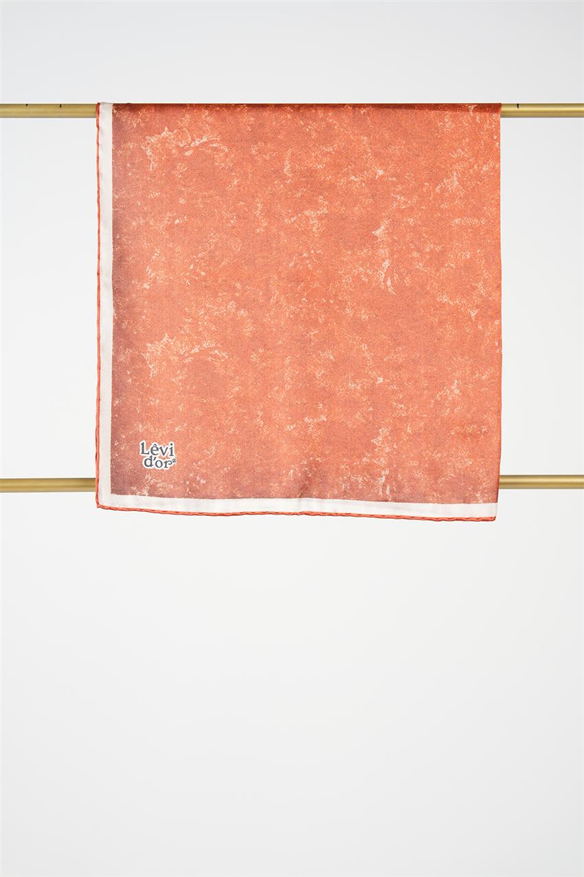 Kristal Baskı Desenli Eşarp-Koyu Camel B680-140