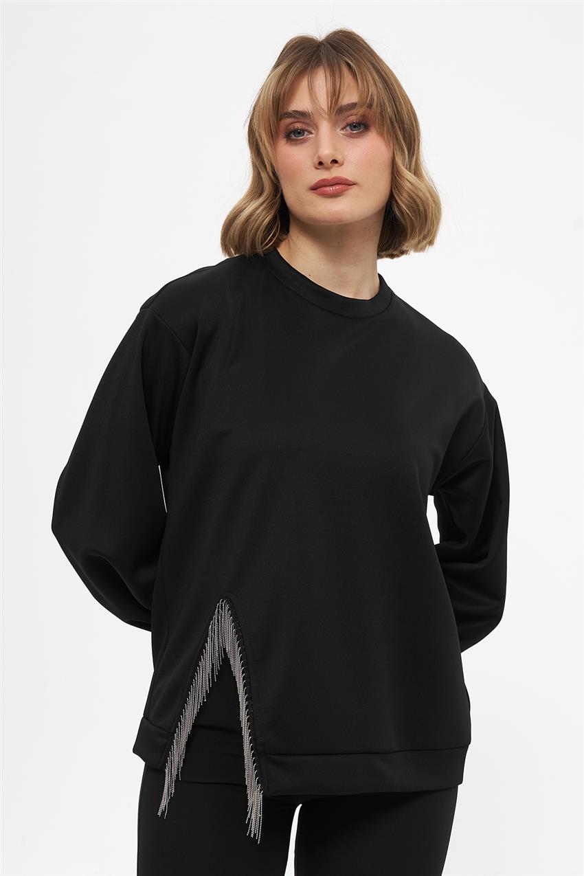 Sweatshirt-Black KA-A23-31008-12