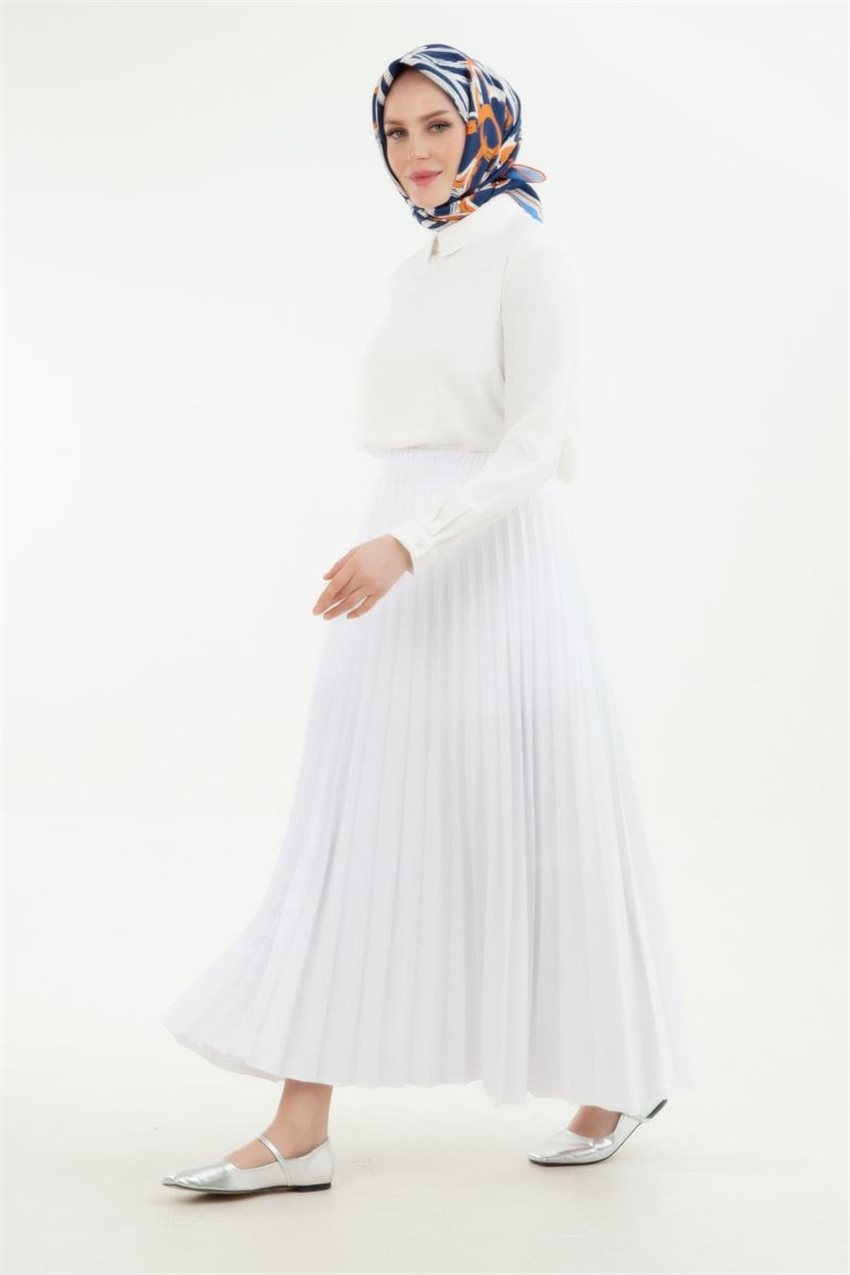 Skirt-Ecru 24YT114-1571