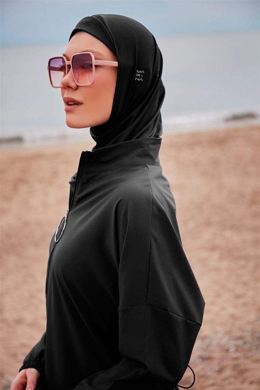 Hijab Swimwear-Black M2402-01