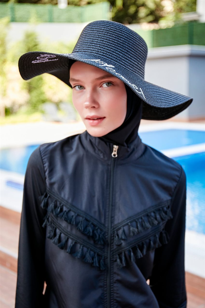 Beach Hat-Black 142329-01