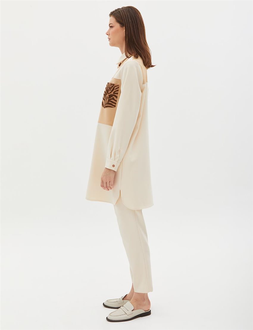 Tunic-Cream KA-A23-21084-13