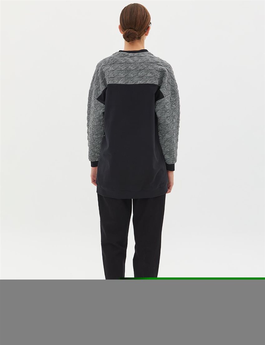 Sweatshirt-Black KA-A23-31035-12