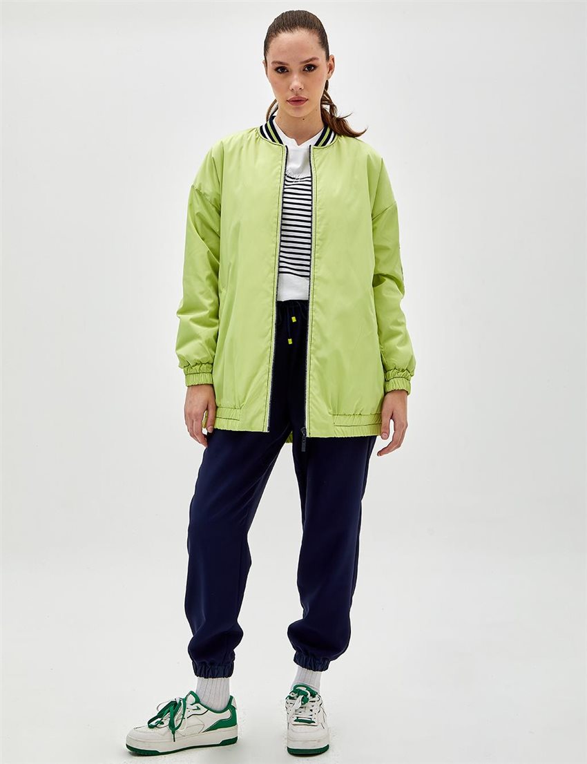 Jacket-Pistachio Green KA-A23-13029-586