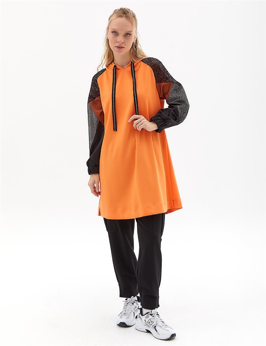 Sweatshirt-Orange KY-A23-70001-34