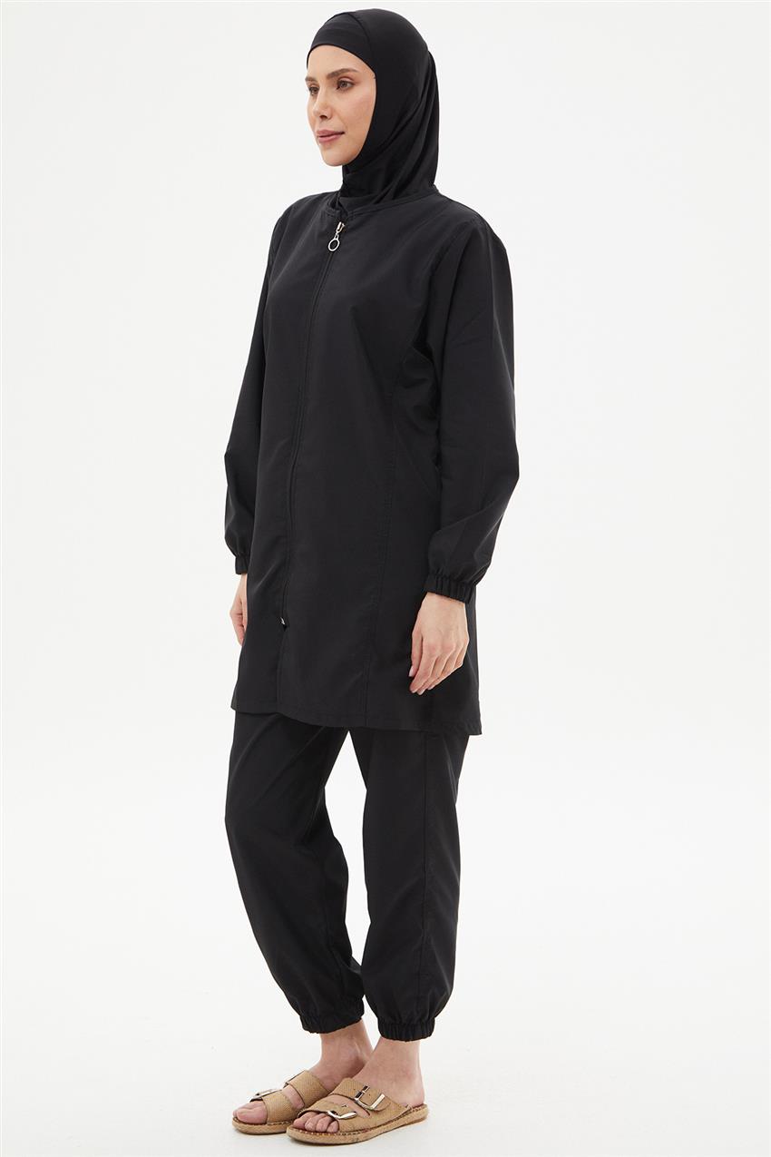Hijab Swimwear-Black NBB-7051-01