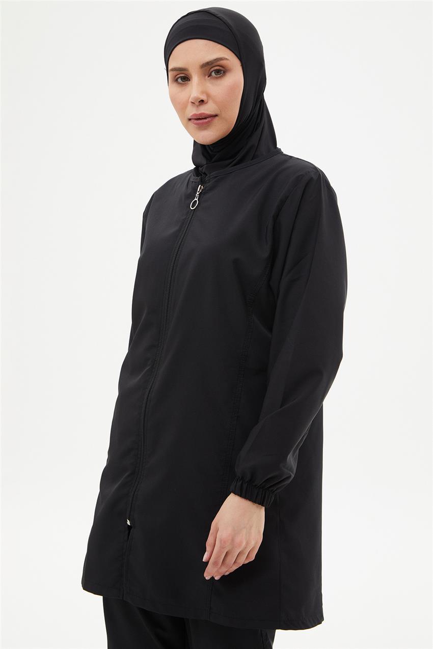 Hijab Swimwear-Black NBB-7051-01