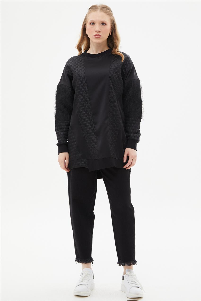 Sweatshirt-Black KA-A23-31032-12