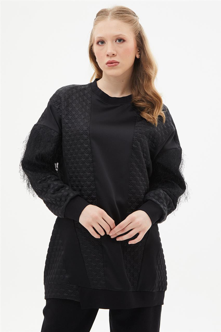 Sweatshirt-Black KA-A23-31032-12