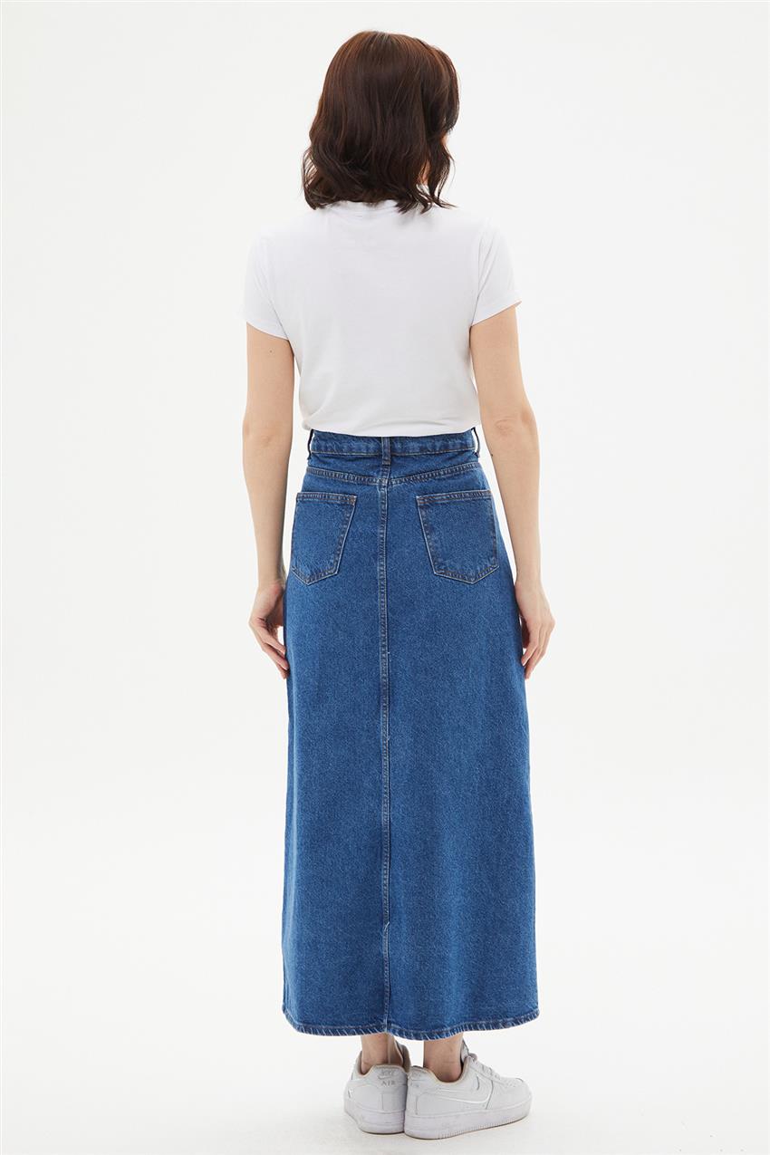 Skirt-Blue 24YTD104-2043