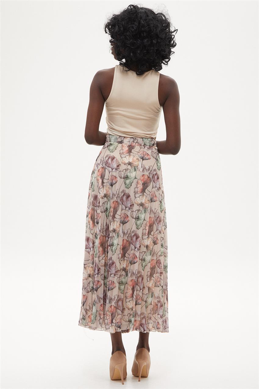 Skirt-Beige 420024-R039