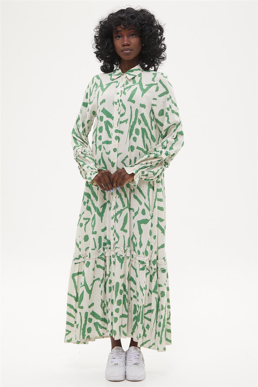 Dress-Benetton Green 330089-R337