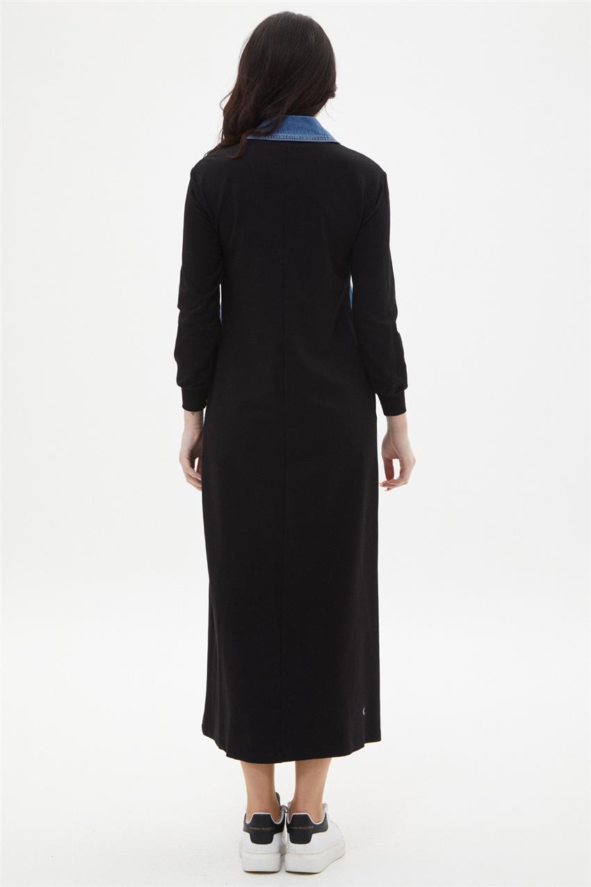 12500-01 فستان-أسود