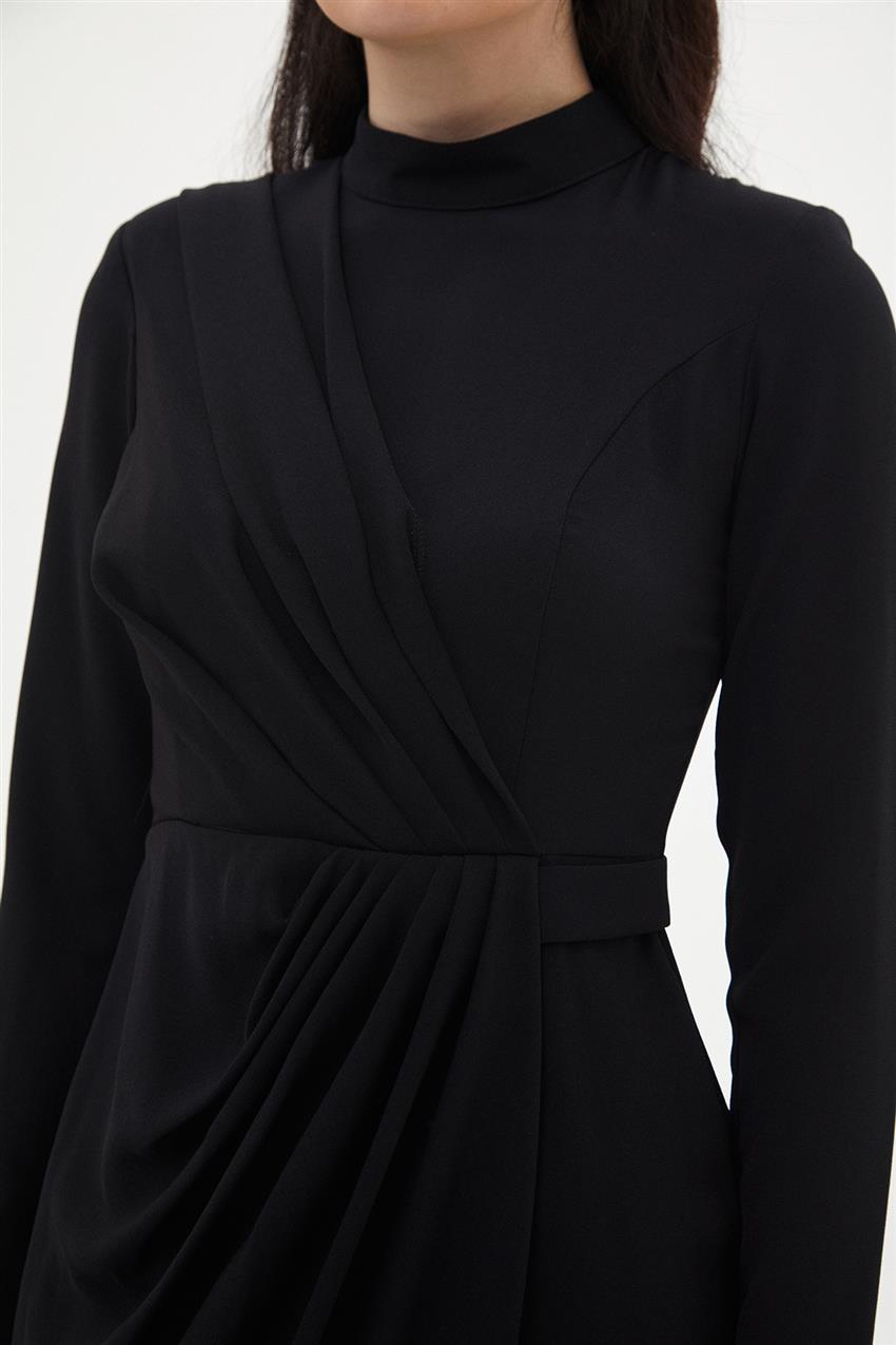 12416-01 فستان-أسود