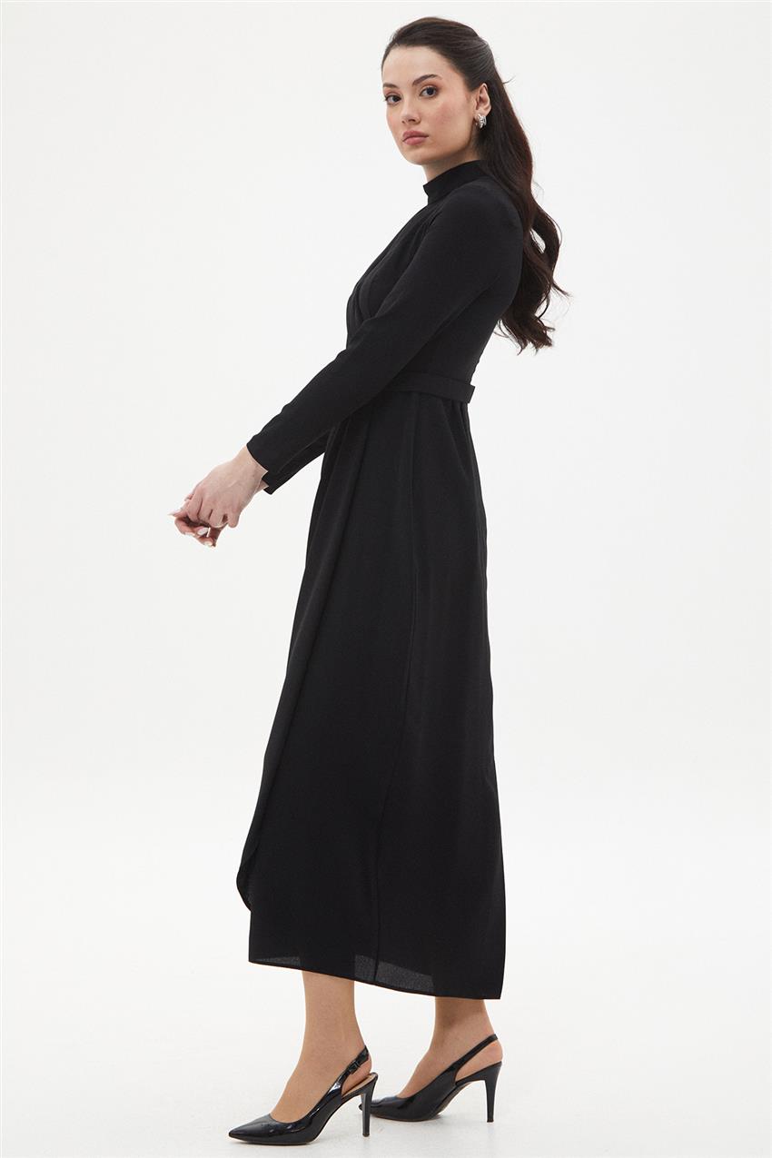 12416-01 فستان-أسود