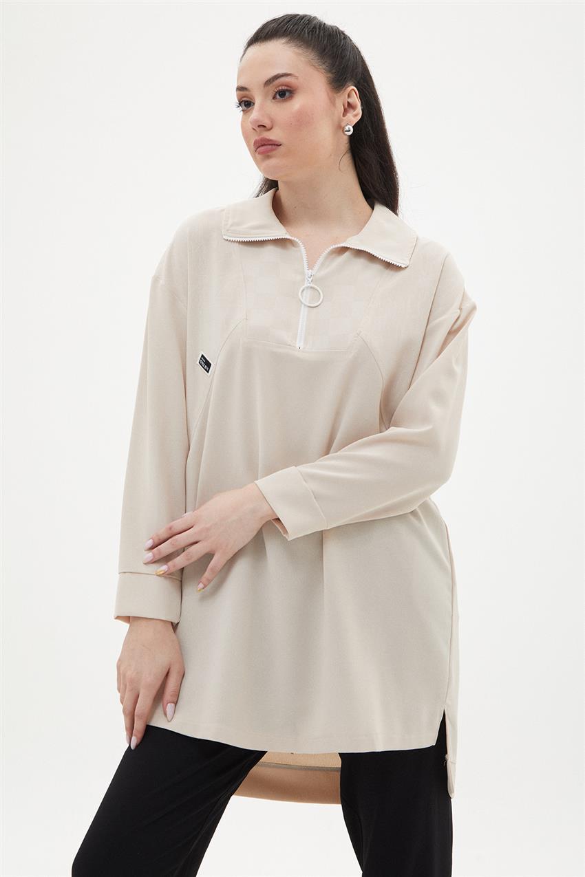 Sweatshirt-Beige 10441-11