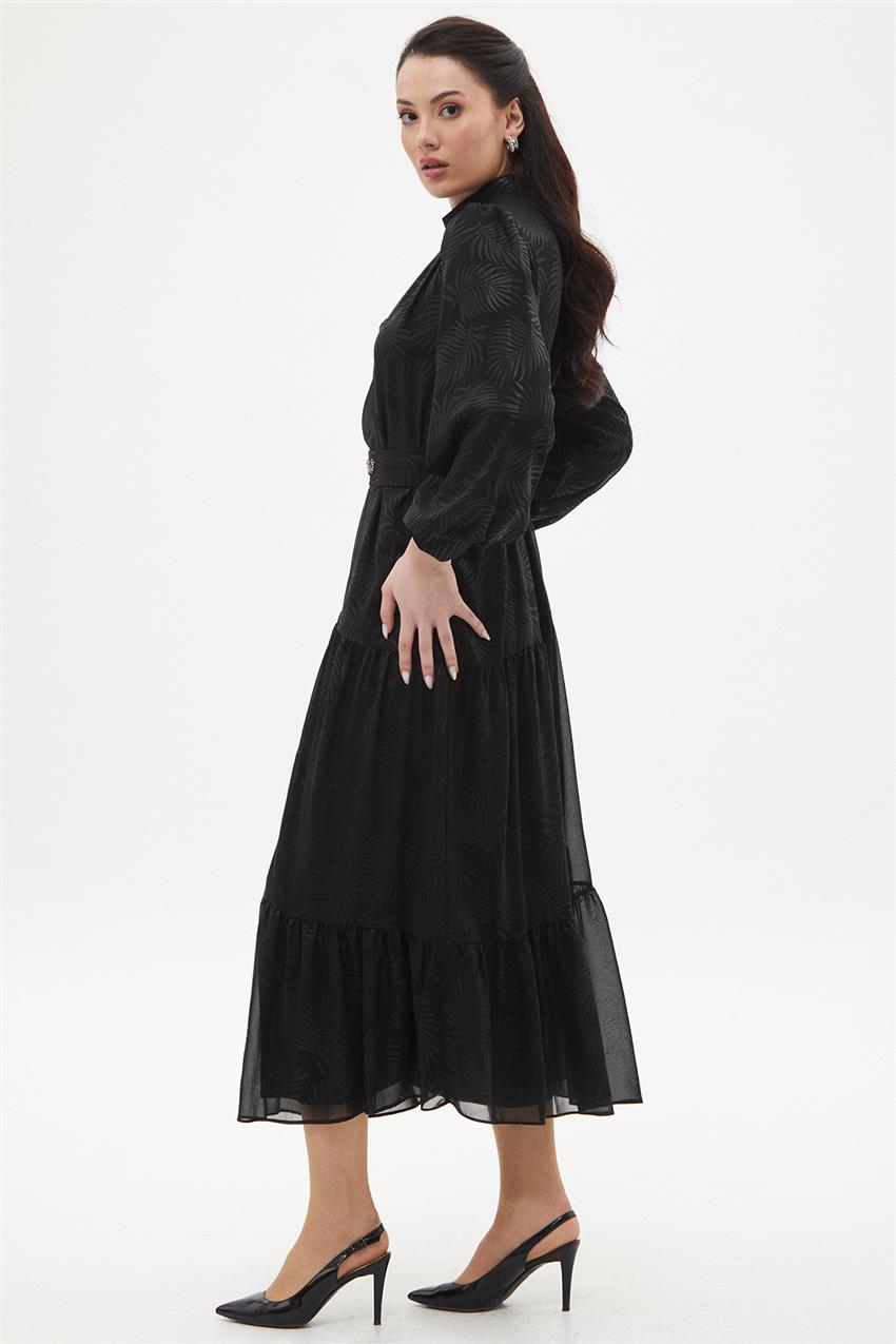 12505-01 فستان-أسود