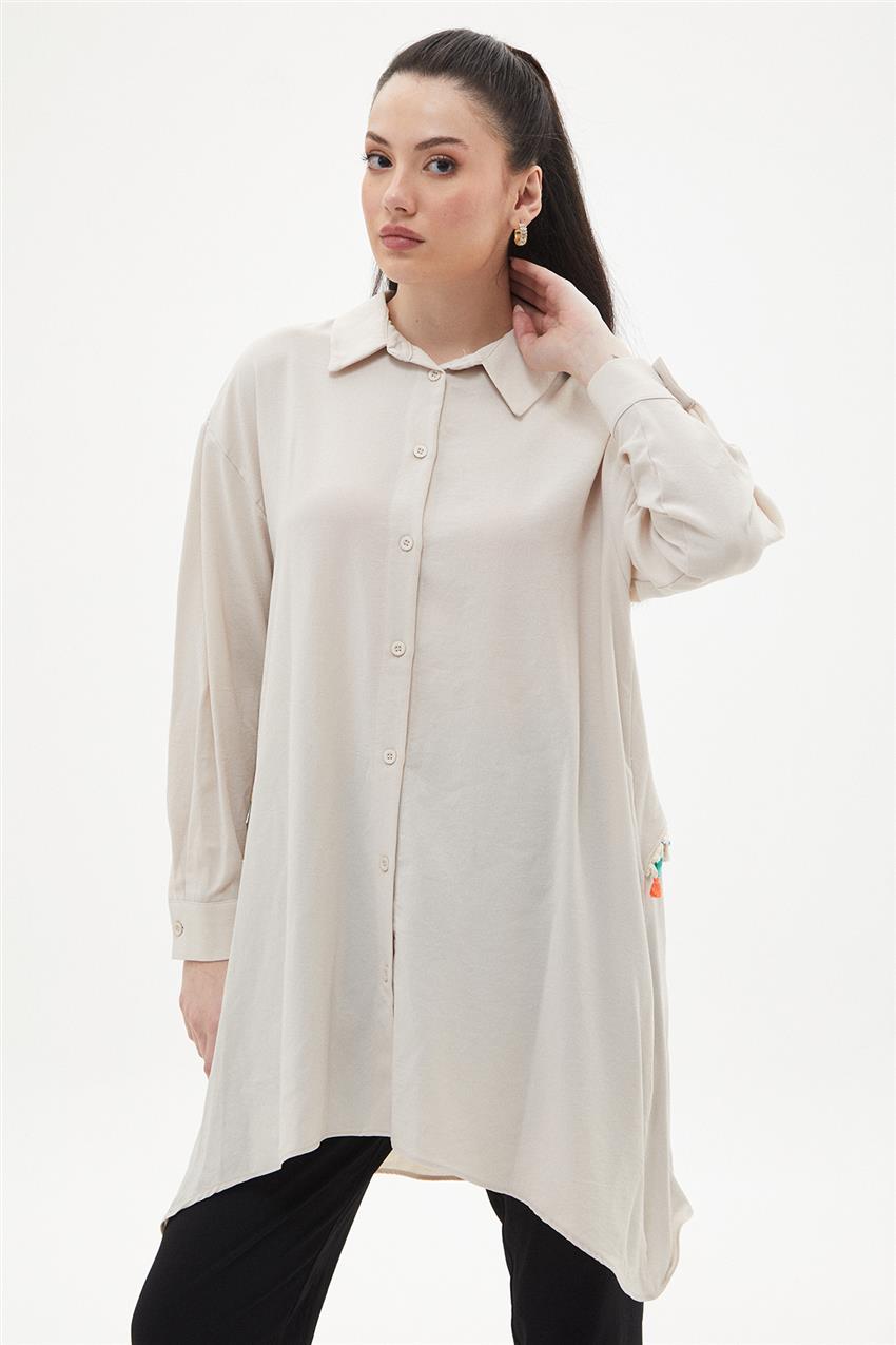 Shirt-Beige 10432-11