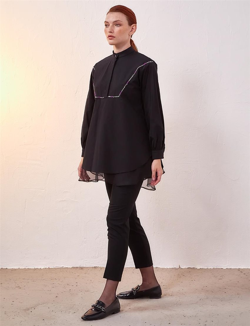 Tunic-Black KA-A23-21054-12