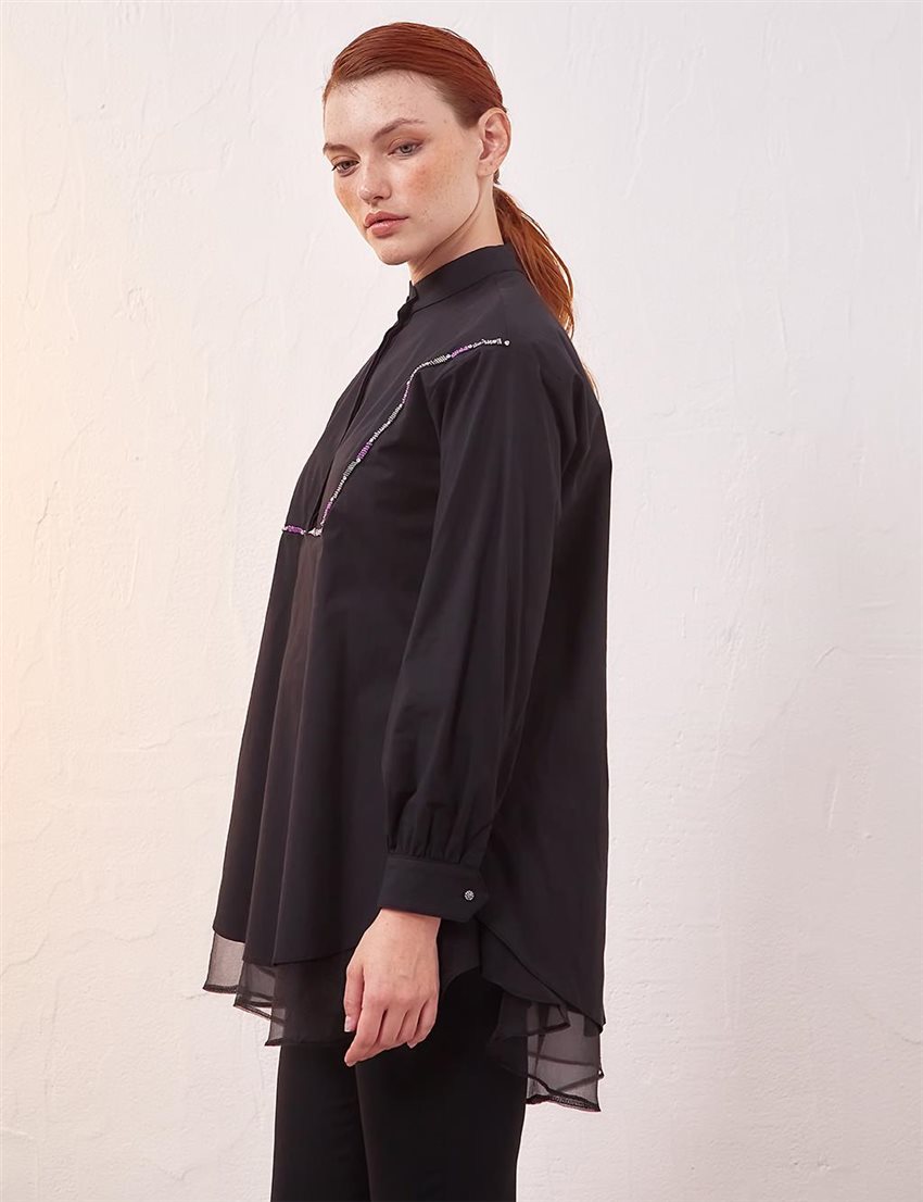 Tunic-Black KA-A23-21054-12