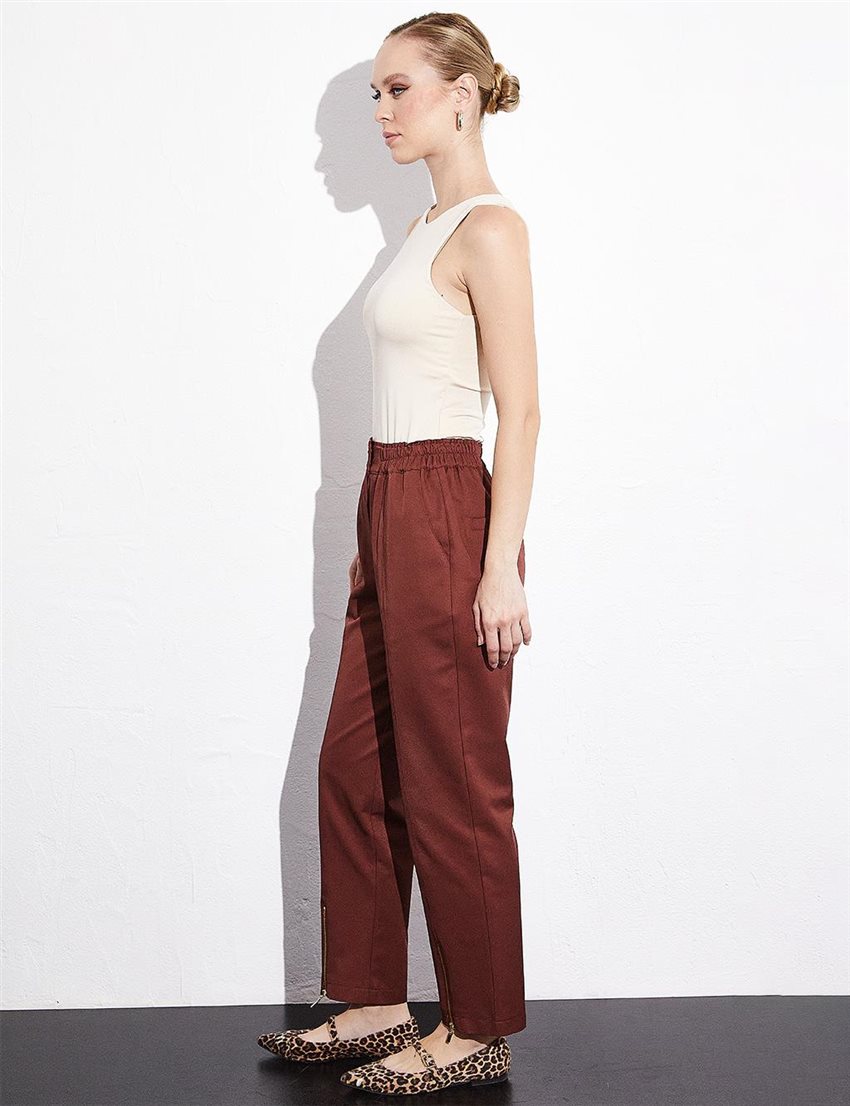 Pants-Chestnut KA-A23-19048-312