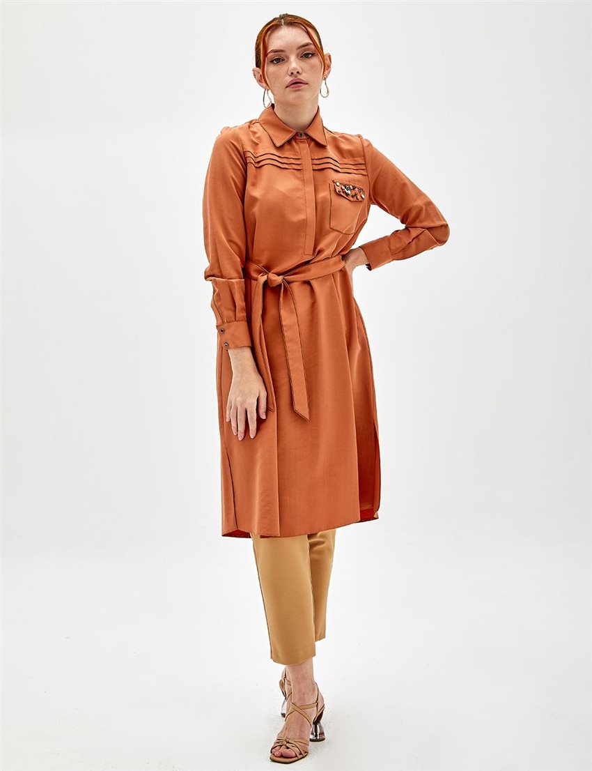 Tunic-orange KY-A23-81014-05