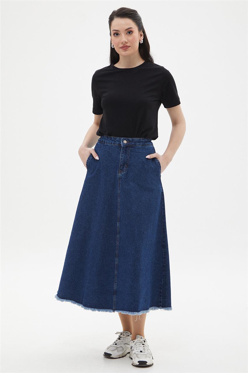Skirt-Blue 24YTD105-3648