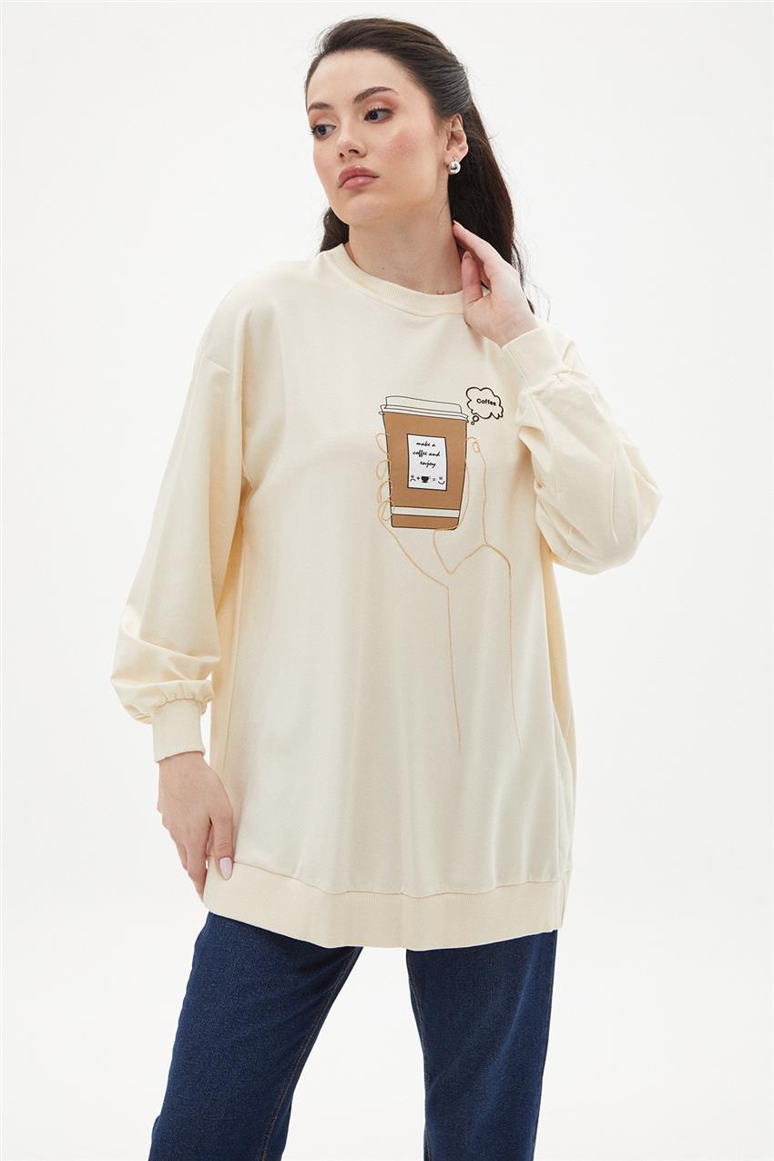 Sweatshirt-Light Beige 32314-043