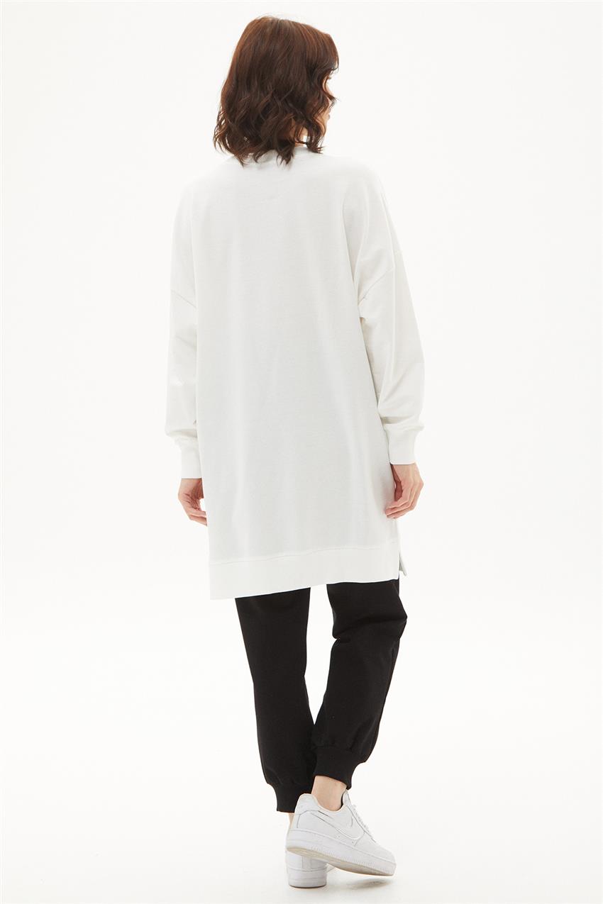 Sweatshirt-White 10425-02