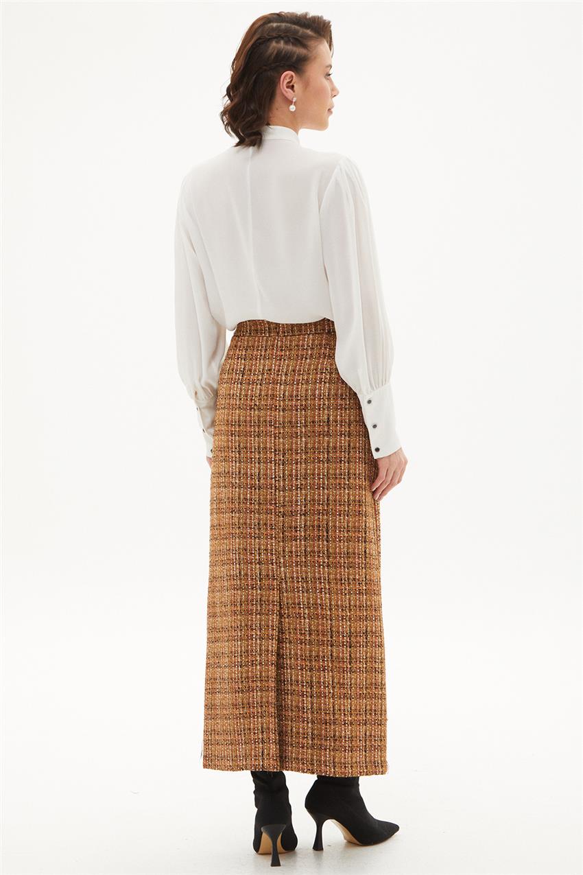 Skirt-Beige KA-A23-12037-08