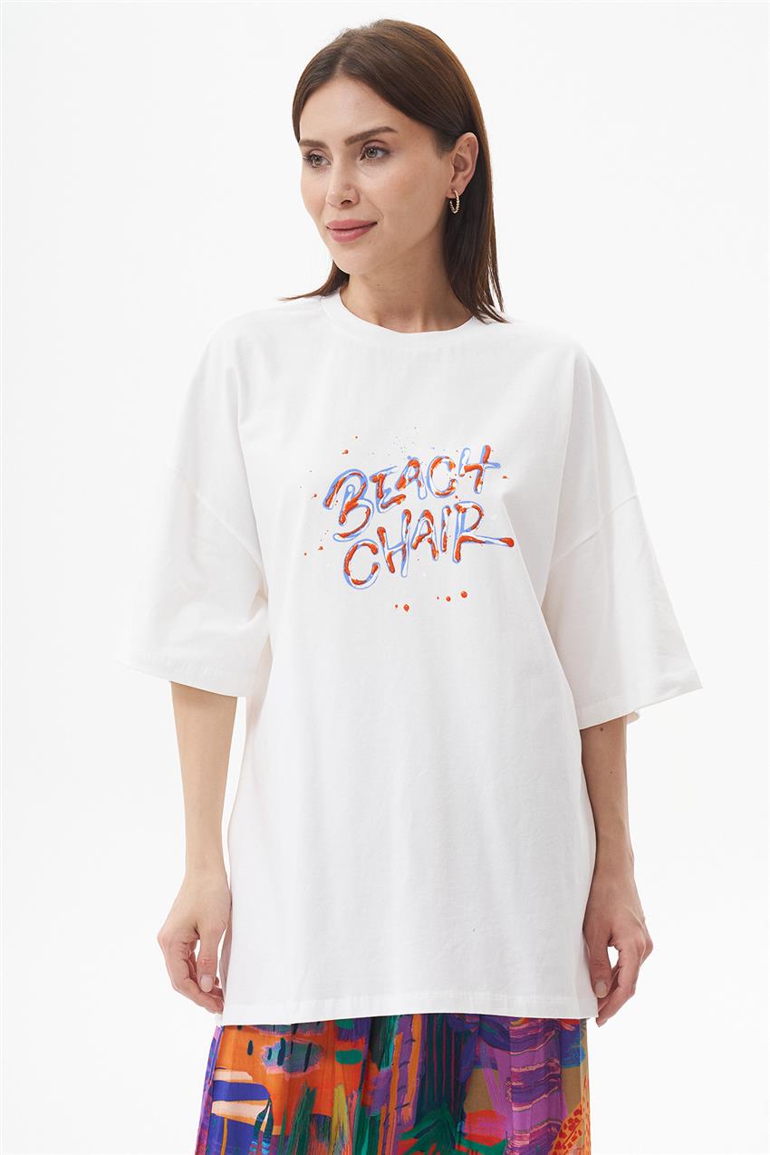 T-shirt-Ecru 31758-52