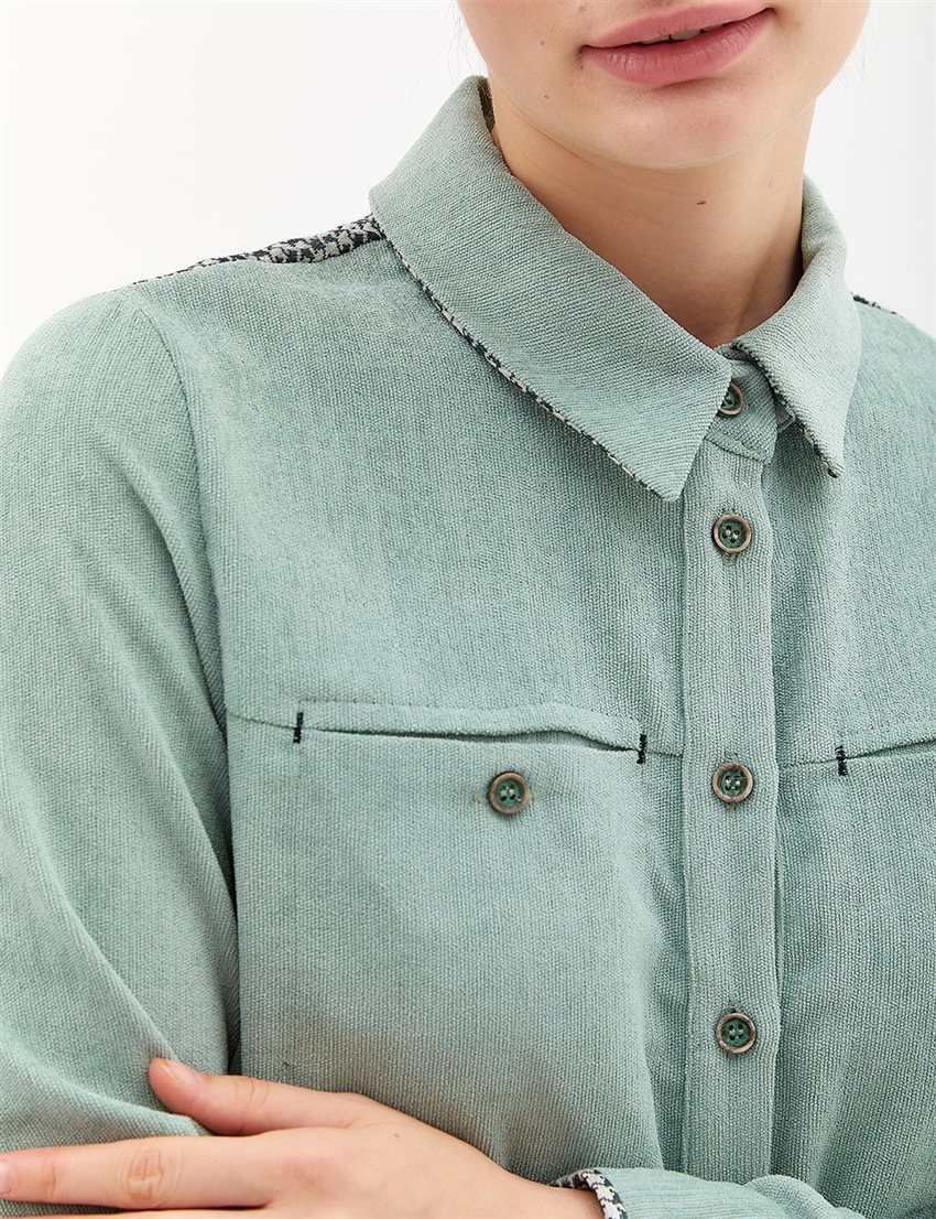 Tunic-Ice Green KA-A23-21077-313