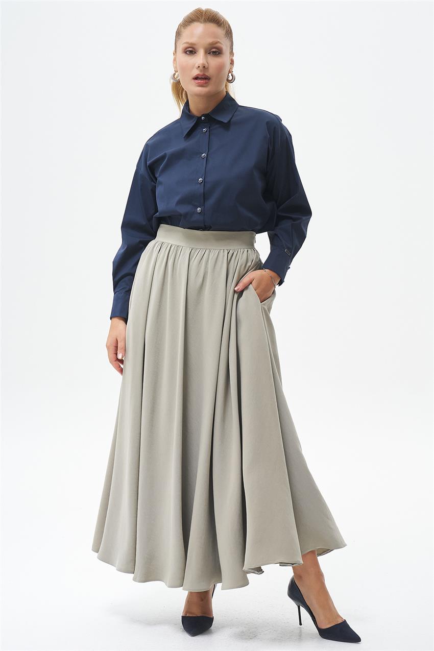 Skirt-Olive Green KYL-E183-27