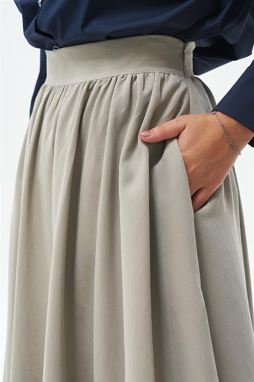 Skirt-Olive Green KYL-E183-27