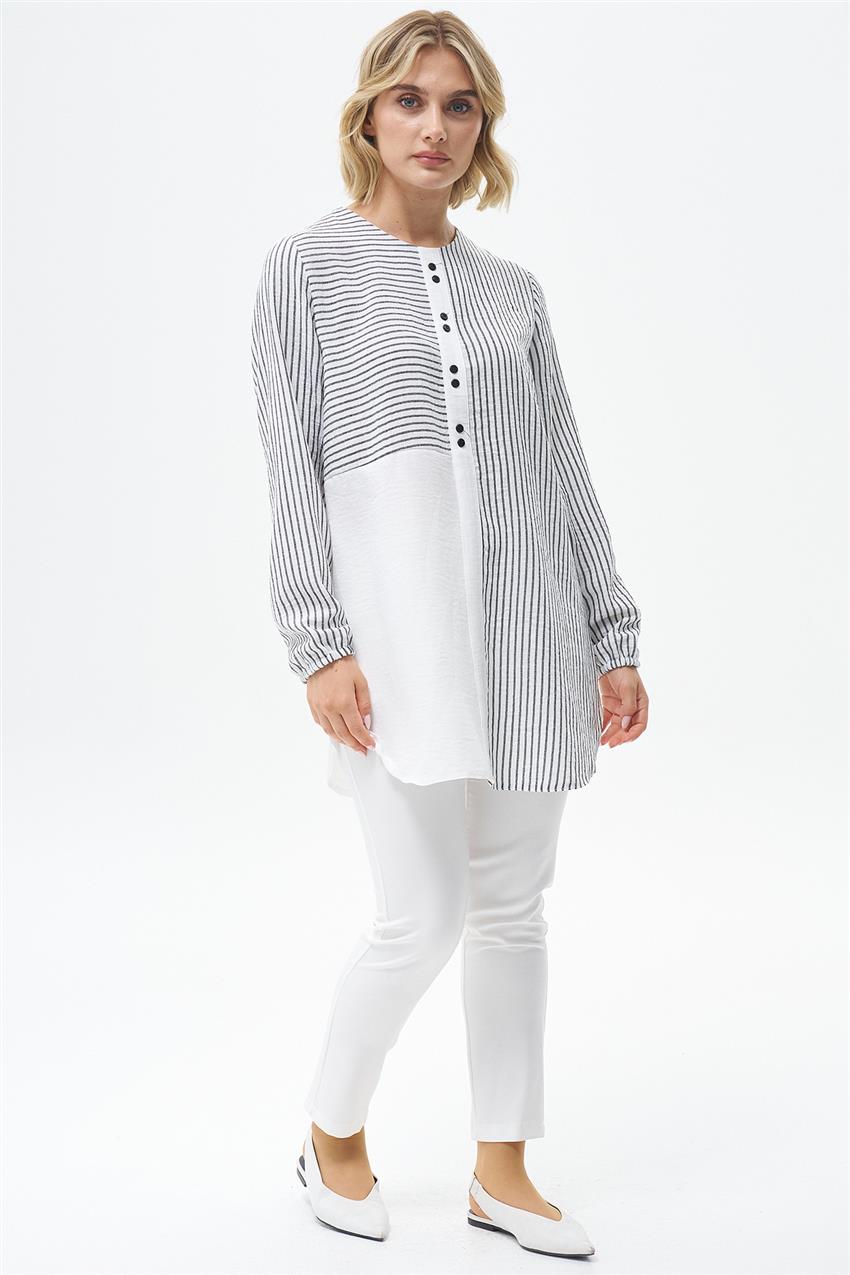 Tunic-Anthracite White WEN-2211-452