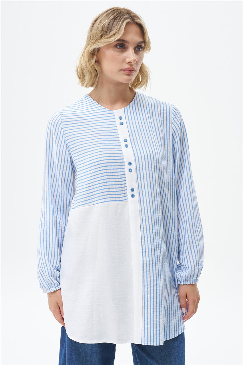 Tunic-Blue-white WEN-2211-424