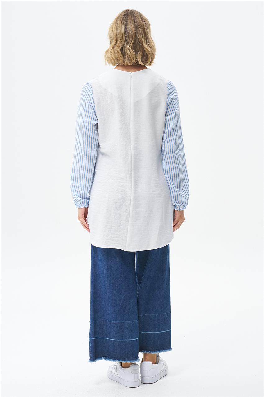 Tunic-Blue-white WEN-2211-424