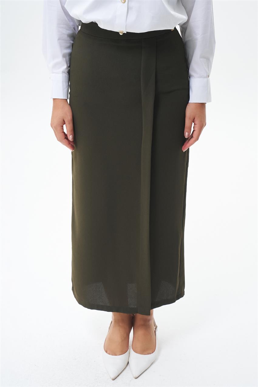 Skirt-Olive Green 420047-R108