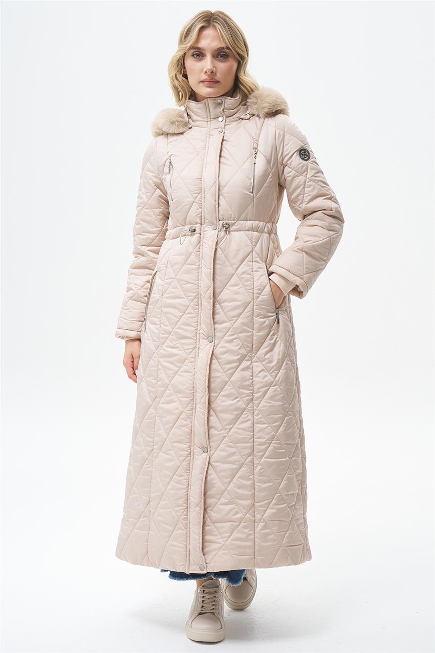 Coat-Cream KA-A23-27055-13