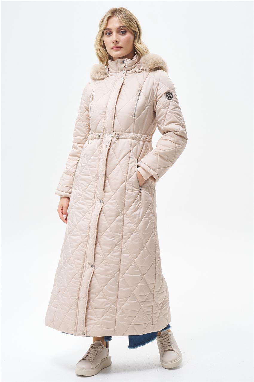 Coat-Cream KA-A23-27055-13