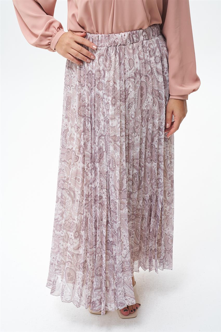 Skirt-Beige 420027-R039