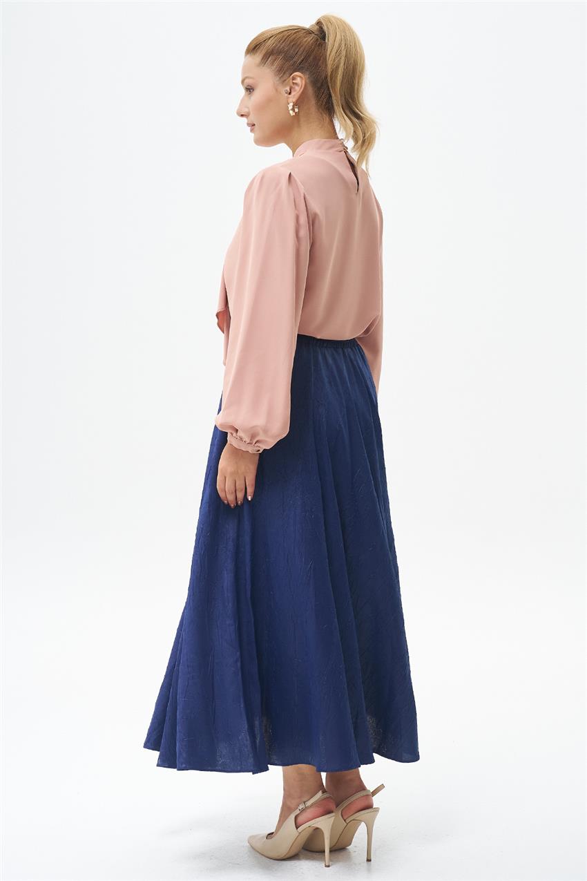 Skirt-Navy Blue 420057-R172