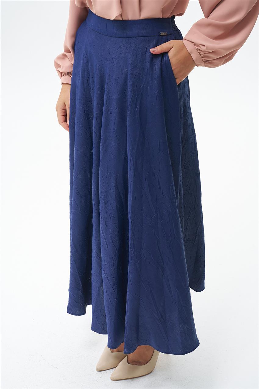 Skirt-Navy Blue 420057-R172