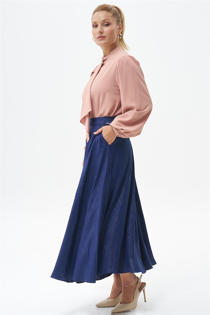 Skirt-Navy Blue 420057-R172